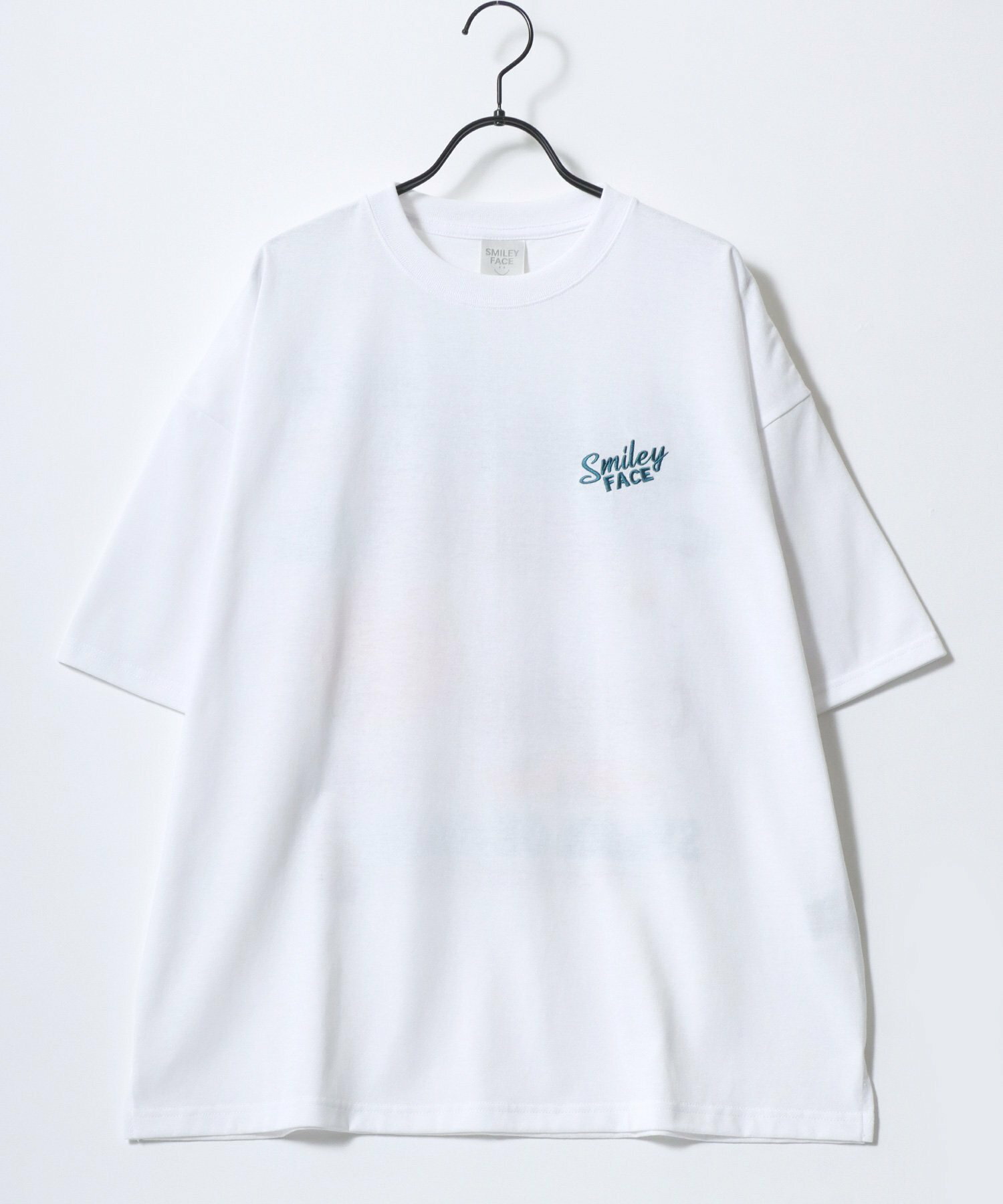 SMILEY FACE/(M)Tシャツ メンズ 半袖 スマイル ロゴ